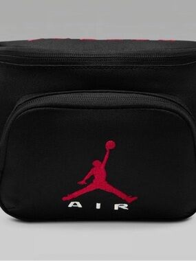 Jordan Unisex O/S Black Red MA9212-023 NWT Air Crossbody Bag (4L)